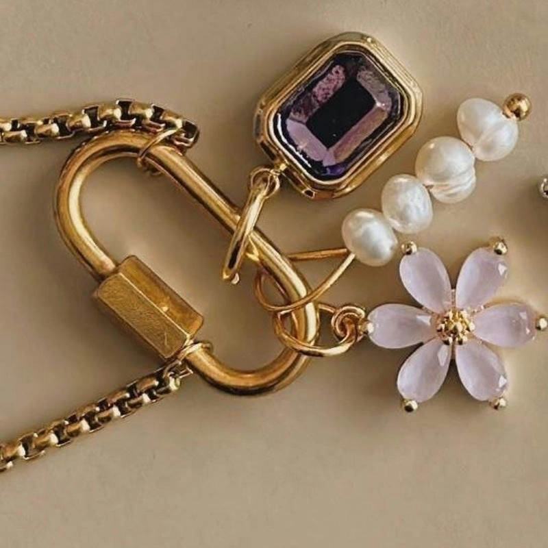 Wholesale Colored 12 Birthday Stones Diy Female Twelve Birthday Stone Cube Colored Zircon Pendant