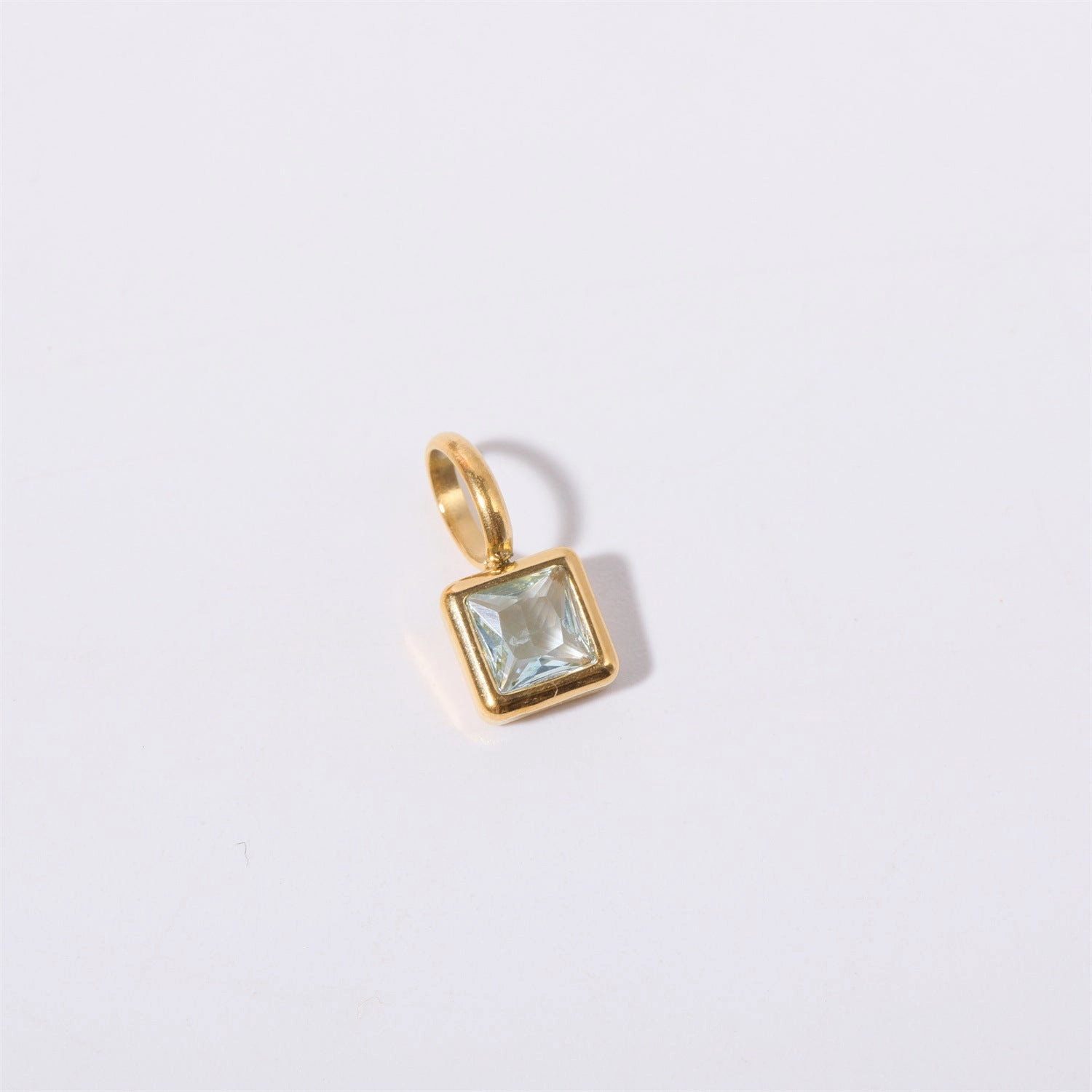 Wholesale Colorful 12 Birthstone Pendant Diy Accessories Necklace