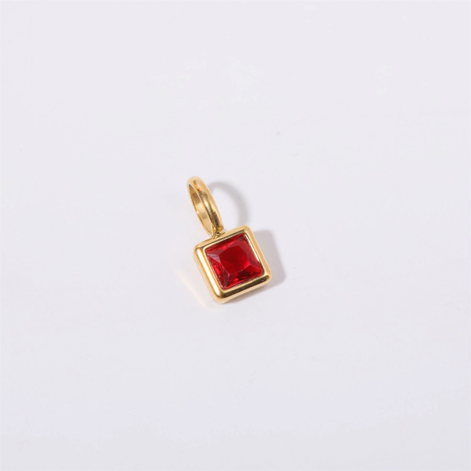 Wholesale Colorful 12 Birthstone Pendant Diy Accessories Necklace