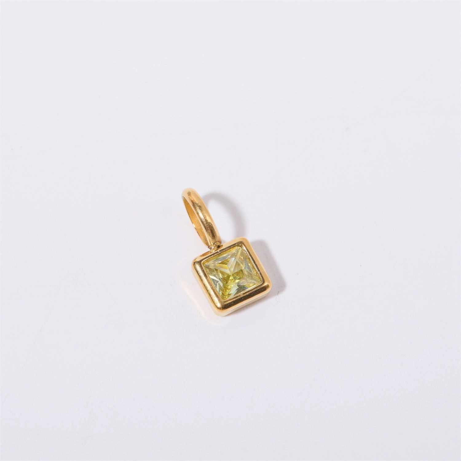 Wholesale Colorful 12 Birthstone Pendant Diy Accessories Necklace