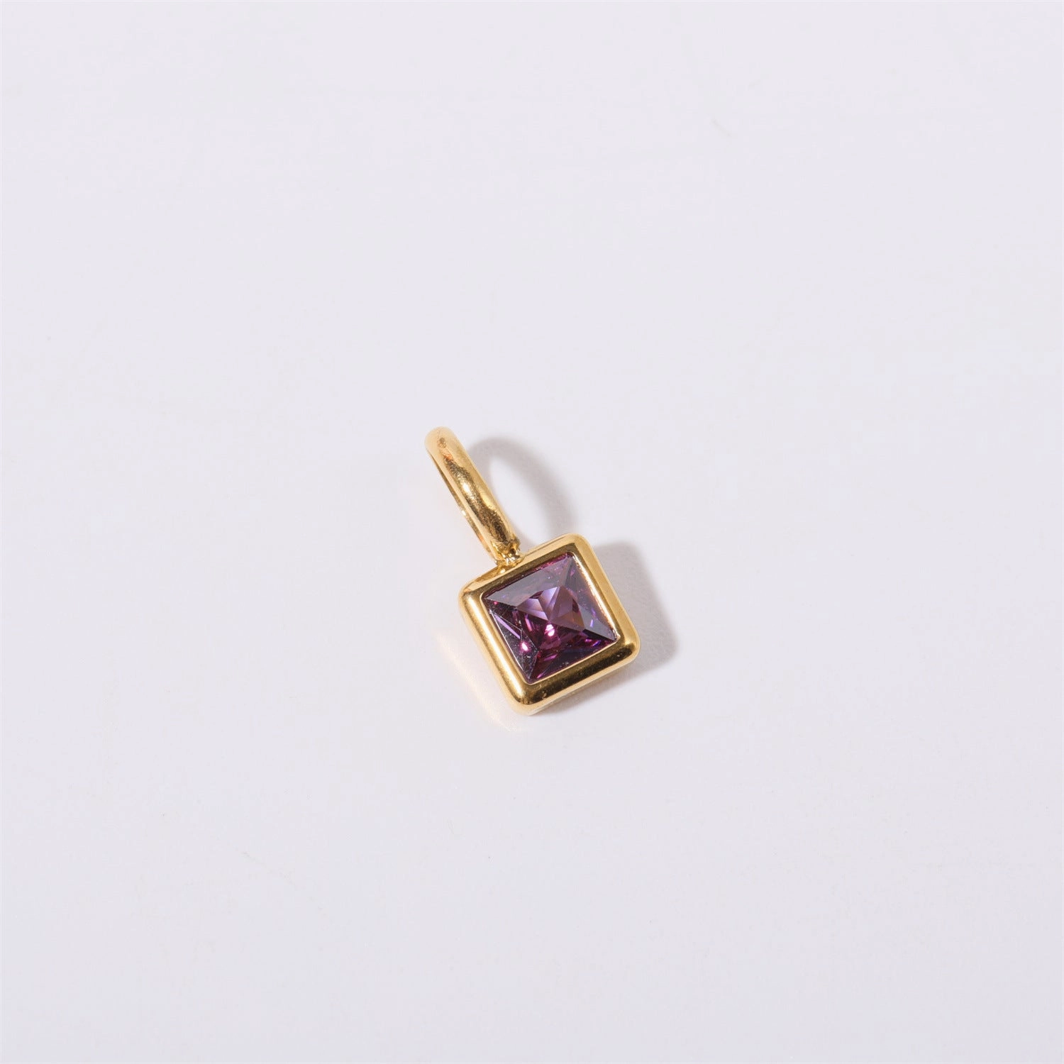 Wholesale Colorful 12 Birthstone Pendant Diy Accessories Necklace