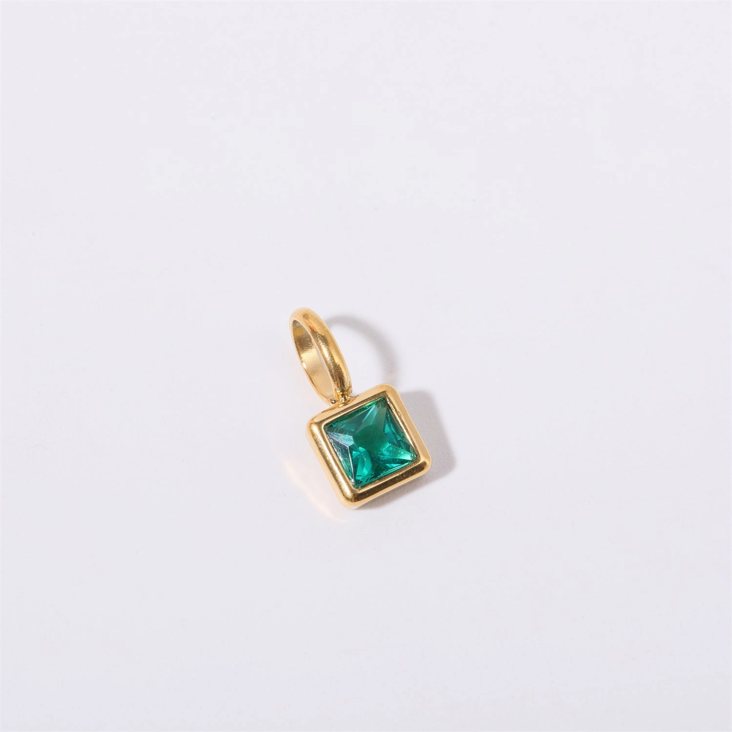 Wholesale Colorful 12 Birthstone Pendant Diy Accessories Necklace