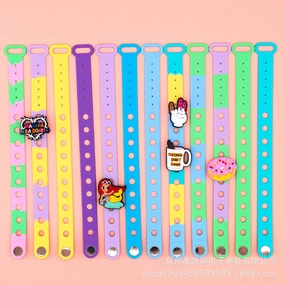 Wholesale colorful creative fun star wish fashion DIY decorative sports hole bracelet