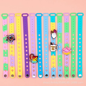 Wholesale colorful creative fun star wish fashion DIY decorative sports hole bracelet