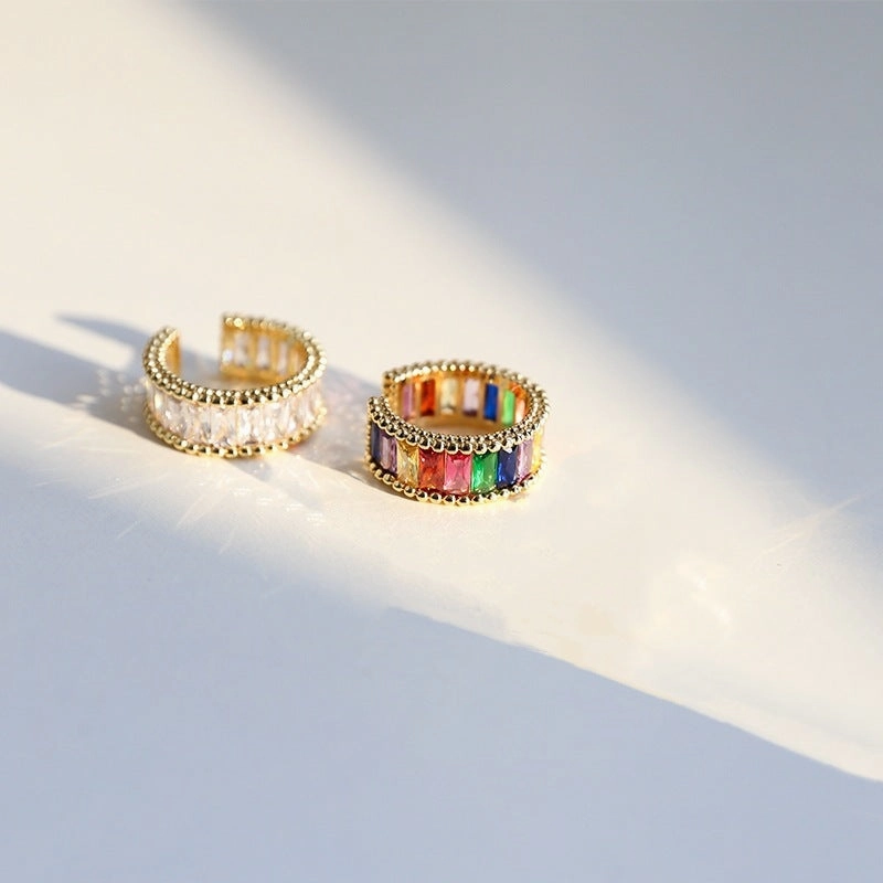 Wholesale Colorful Creative Niche Luxury Fashion Opening Adjustable Ring