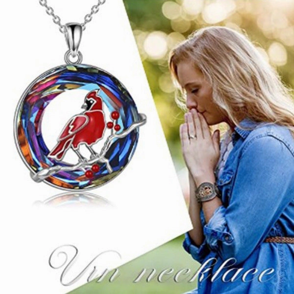 Wholesale Colorful Crystal Tree of Life Animal Necklace