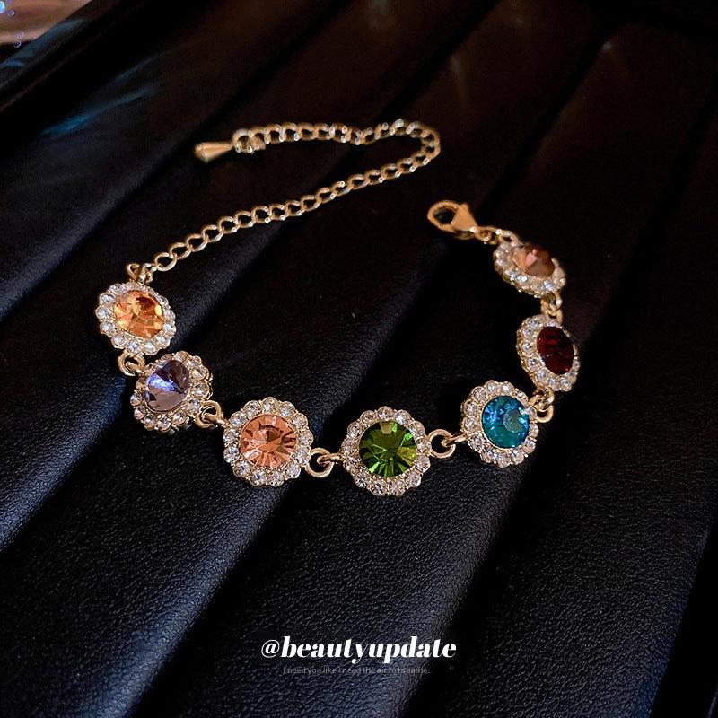 Wholesale Colorful Dopamine Diamond Bracelet