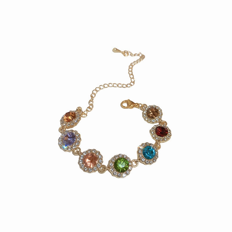 Wholesale Colorful Dopamine Diamond Bracelet