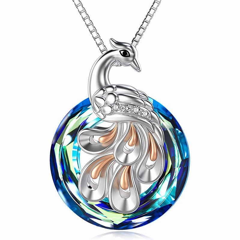 Wholesale Colorful Firebird Crystal Necklace