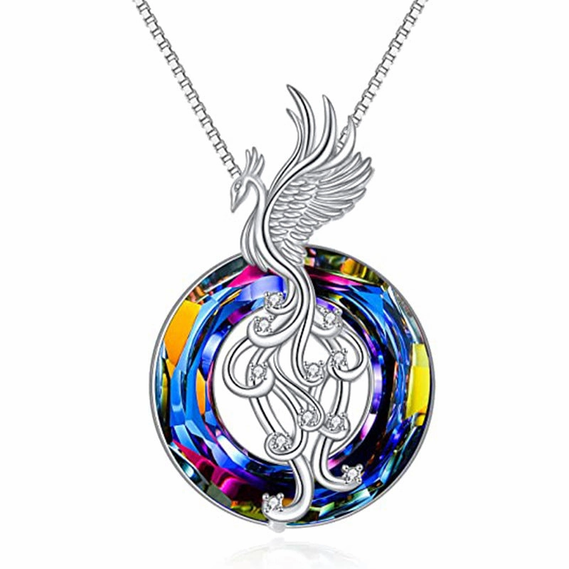 Wholesale Colorful Firebird Crystal Necklace