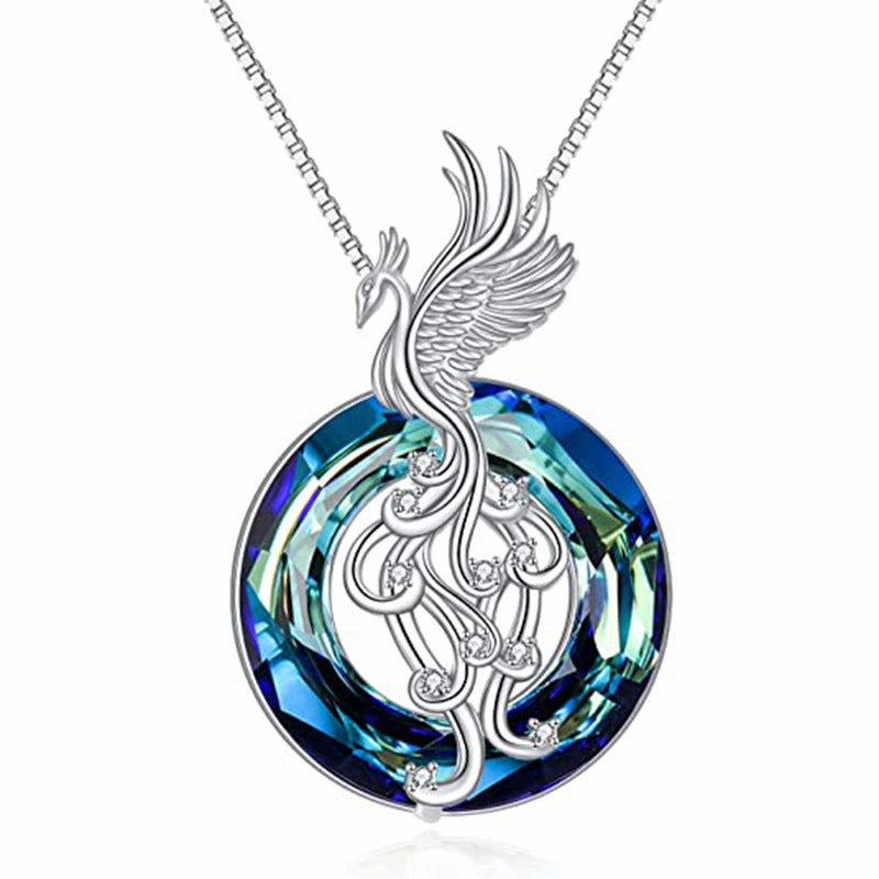 Wholesale Colorful Firebird Crystal Necklace