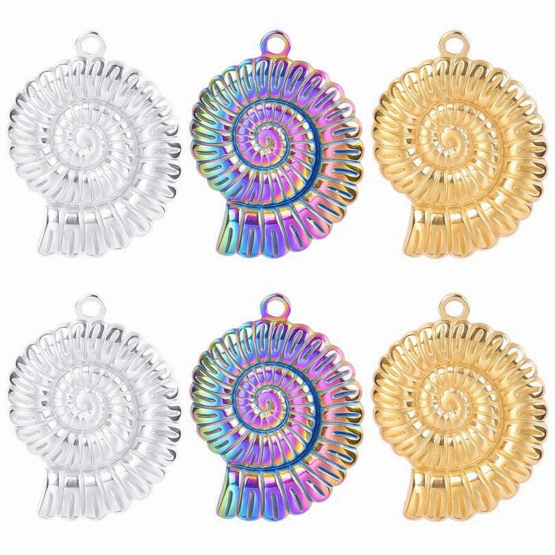 Wholesale Colorful Golden Spiral DIY Jewelry Accessories