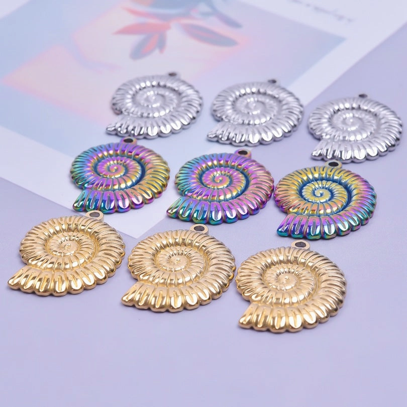 Wholesale Colorful Golden Spiral DIY Jewelry Accessories