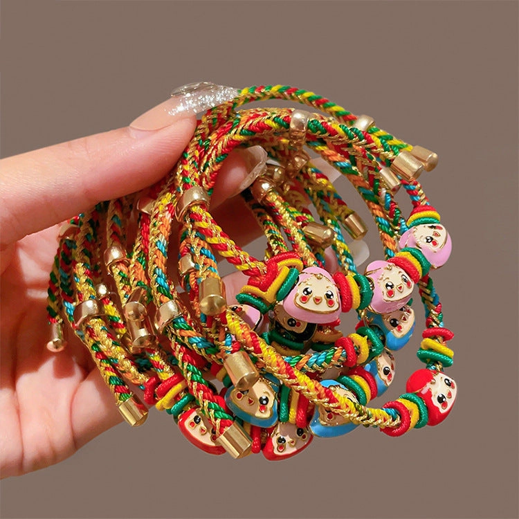 Wholesale Colorful Rope Braided Rice Dumpling Baby Ethnic Style Festival Bracelet