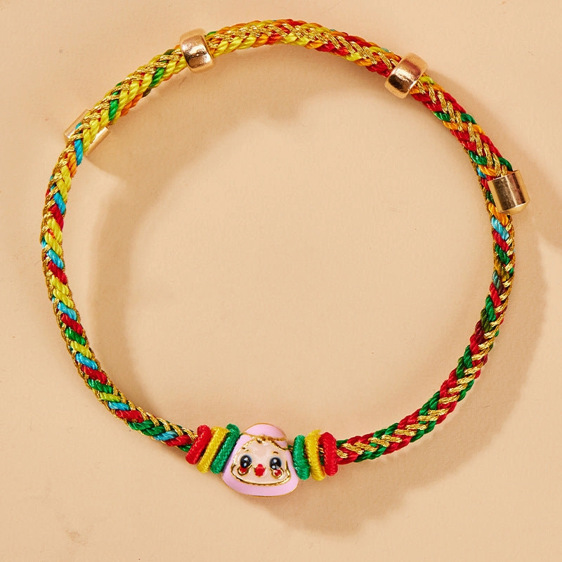 Wholesale Colorful Rope Braided Rice Dumpling Baby Ethnic Style Festival Bracelet