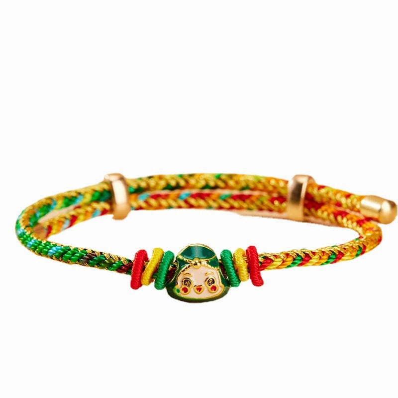 Wholesale Colorful Rope Braided Rice Dumpling Baby Ethnic Style Festival Bracelet