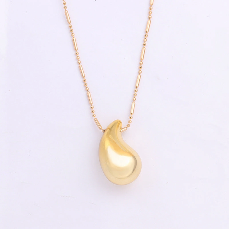 Wholesale Colorful Water Drop Large Acrylic Necklace