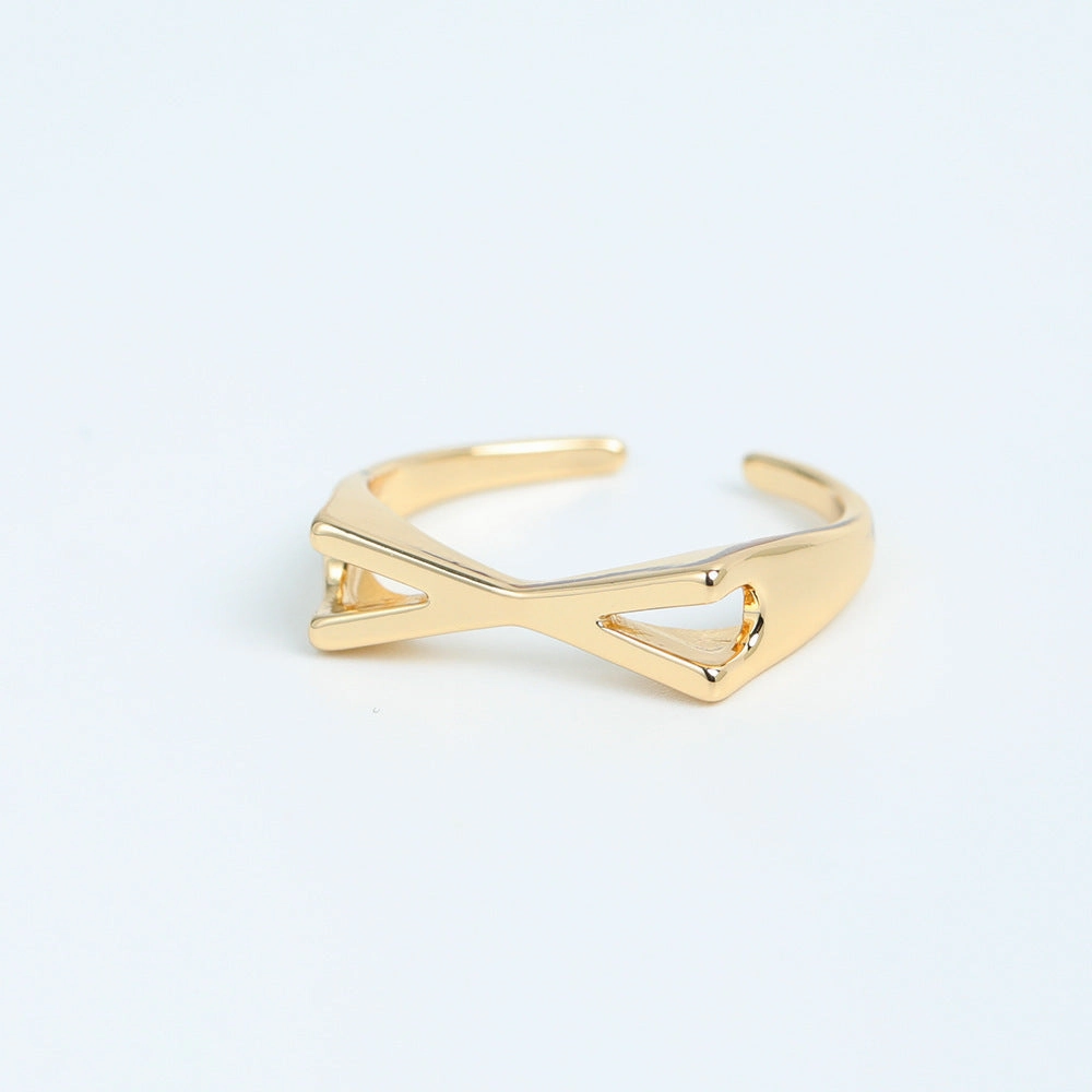 Wholesale Copper 26 Letter Open Ring