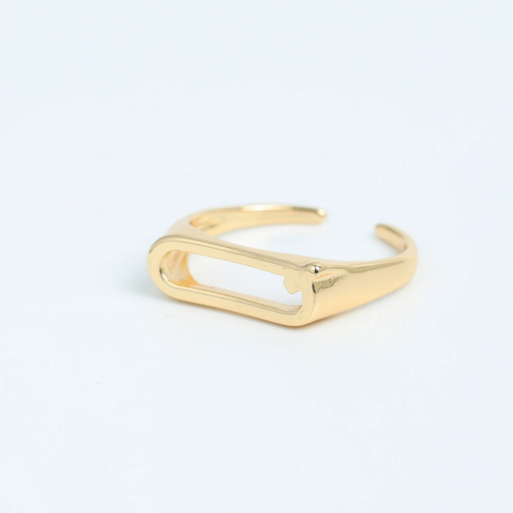 Wholesale Copper 26 Letter Open Ring