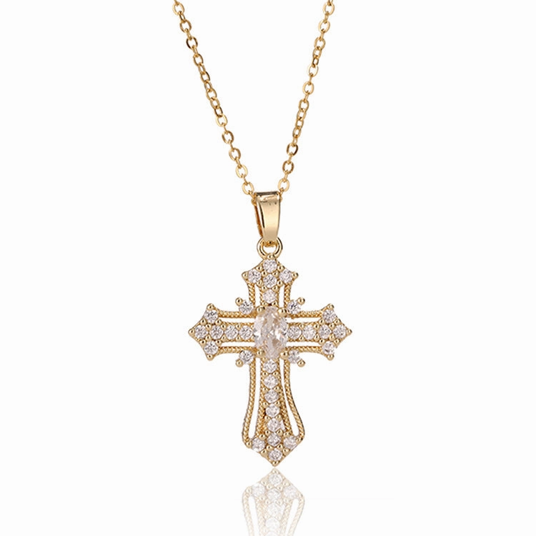 Wholesale Copper Cross Pendant Necklace