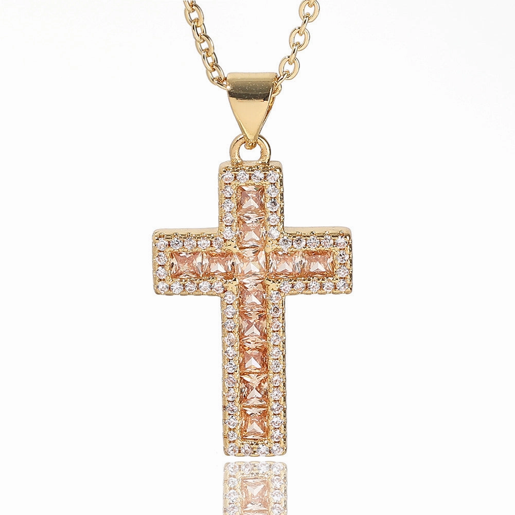 Wholesale Copper Cross Pendant Necklace