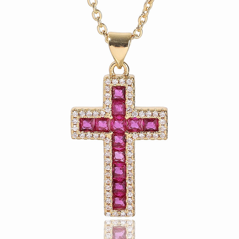 Wholesale Copper Cross Pendant Necklace