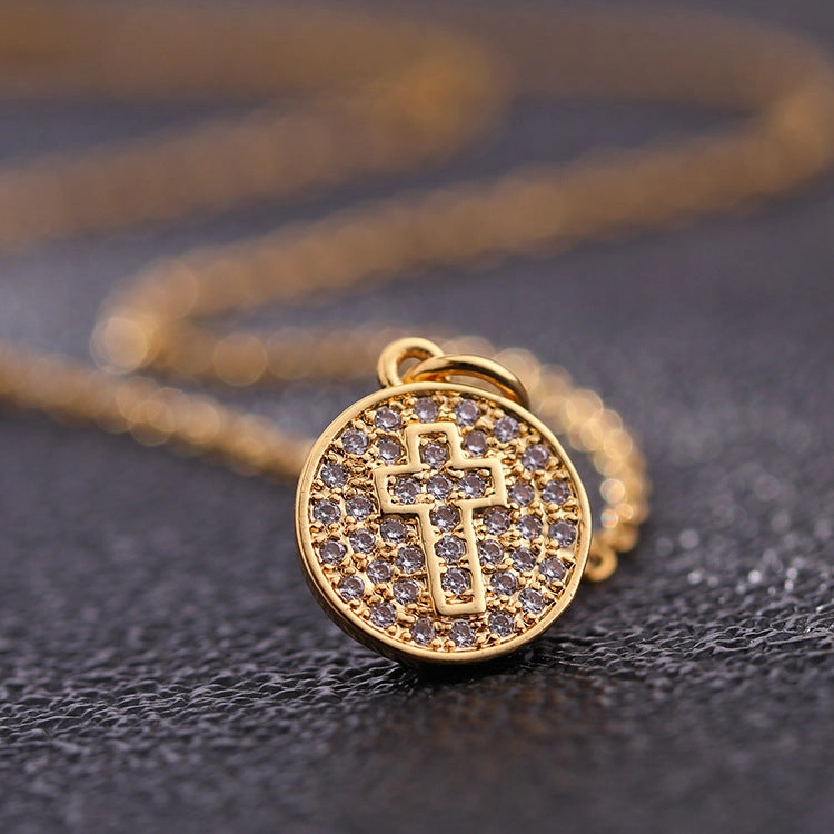 Wholesale Copper Cross Pendant Necklace