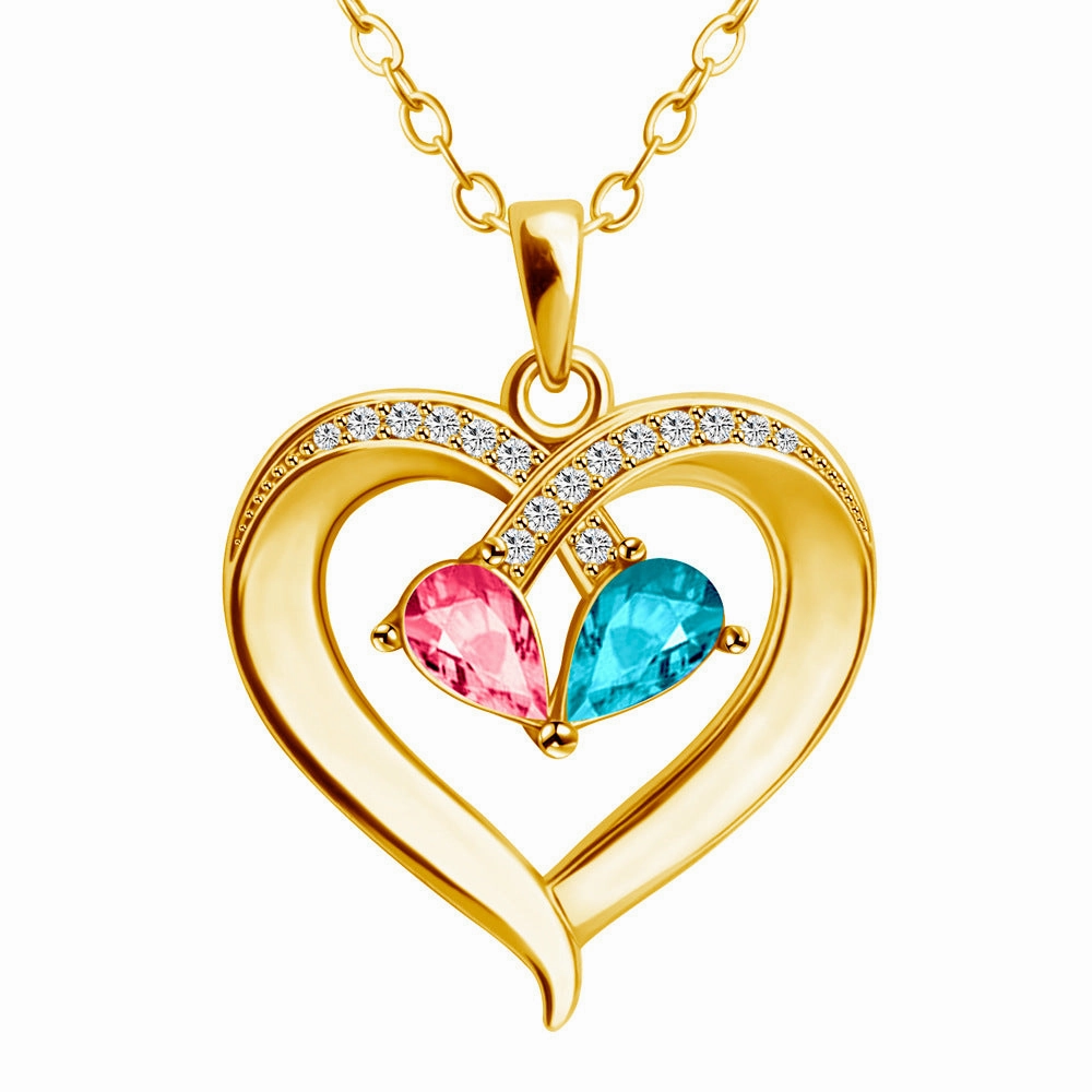 Wholesale Copper Drop Heart Necklace