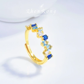 Wholesale Copper Gold Plated Rings