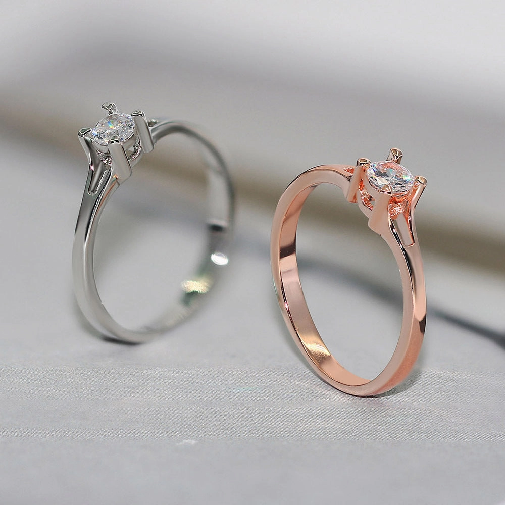 Wholesale Copper Gold Plated Simple Ring
