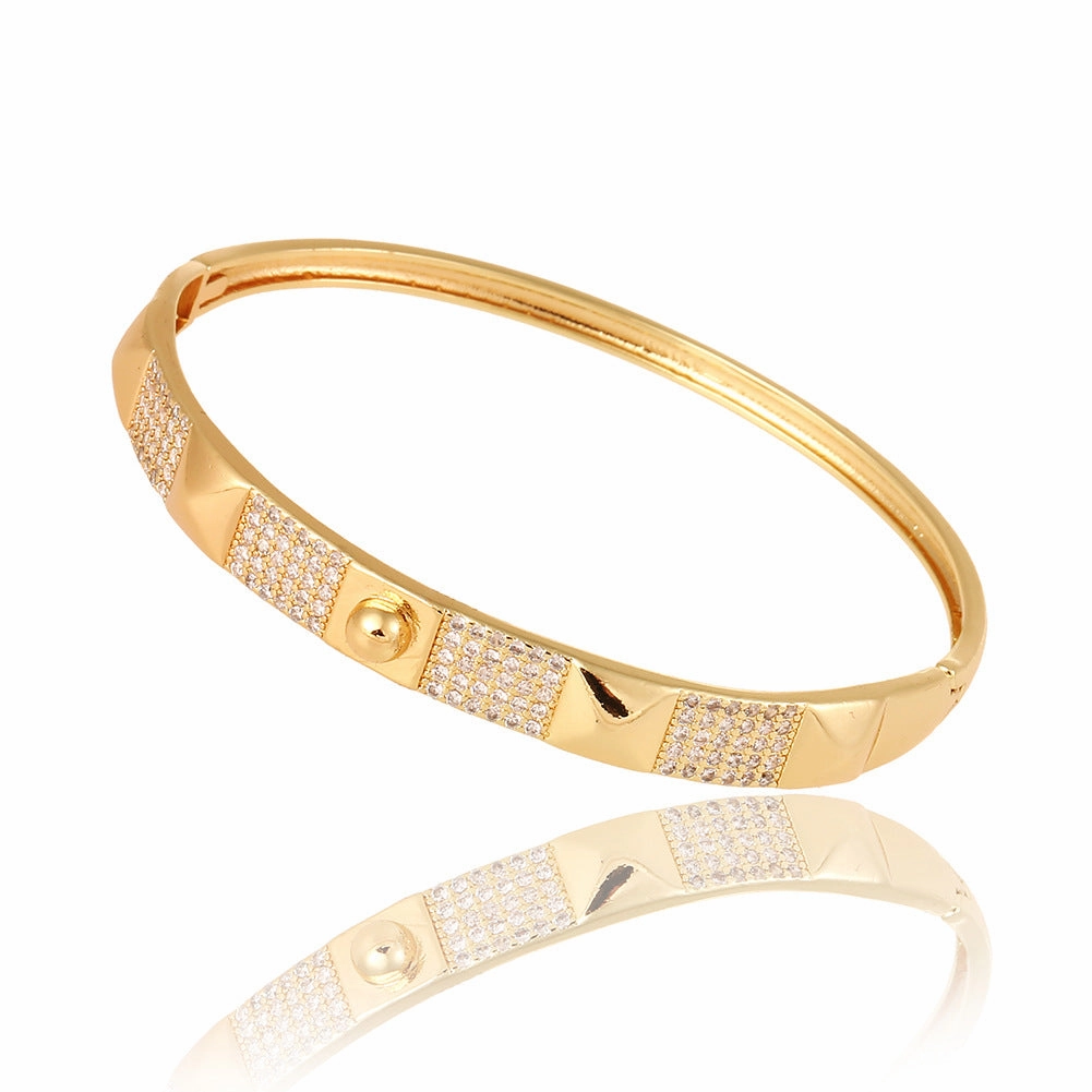 Wholesale Copper Micropaved Zirconia Bracelet
