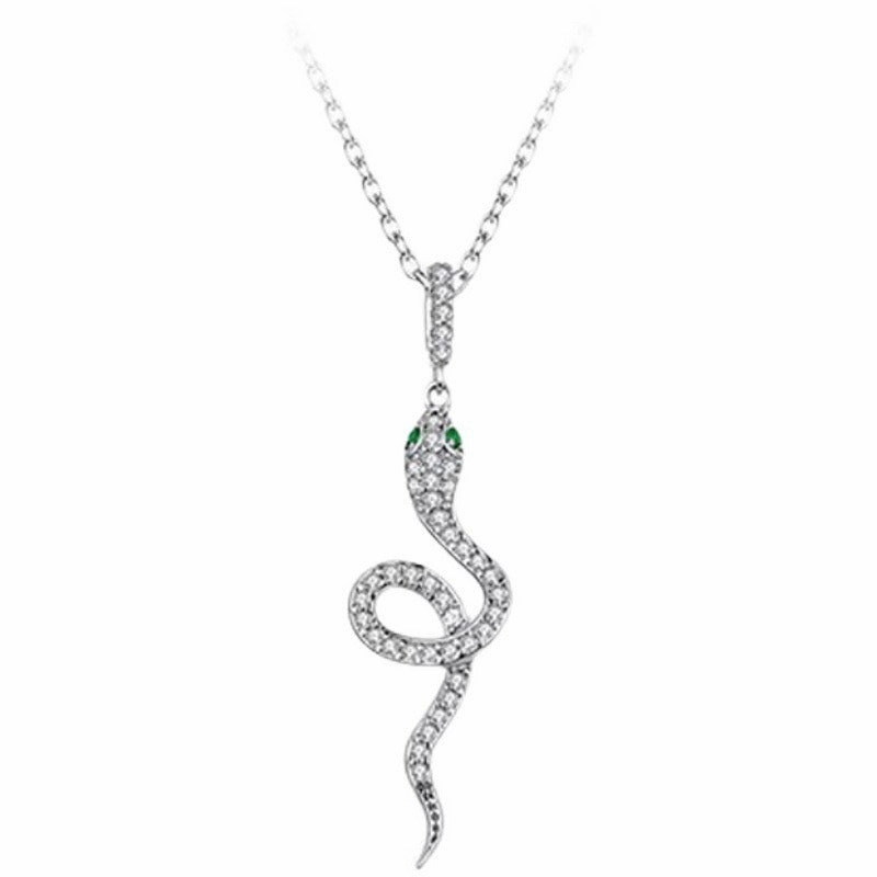 Wholesale Copper Niche Design Light Luxury Snake Clavicle Necklace