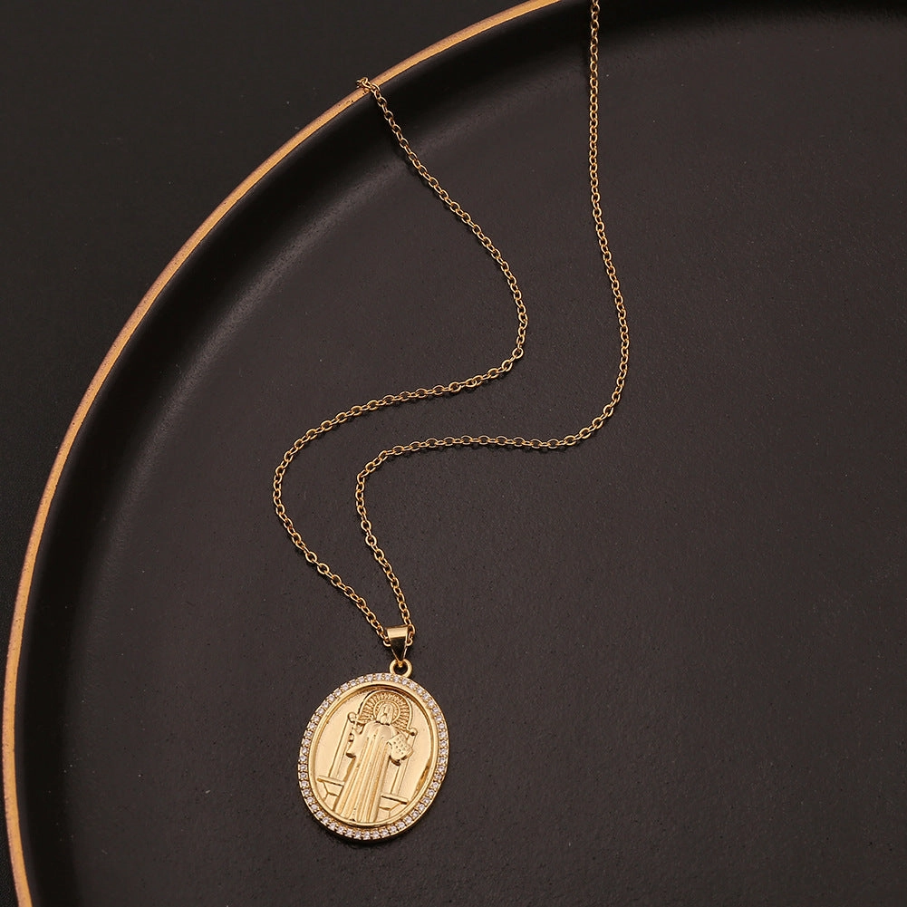 Wholesale Copper Religious Ladies Necklaces