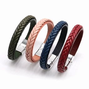 Wholesale Cowhide Alloy Buckle Bracelets