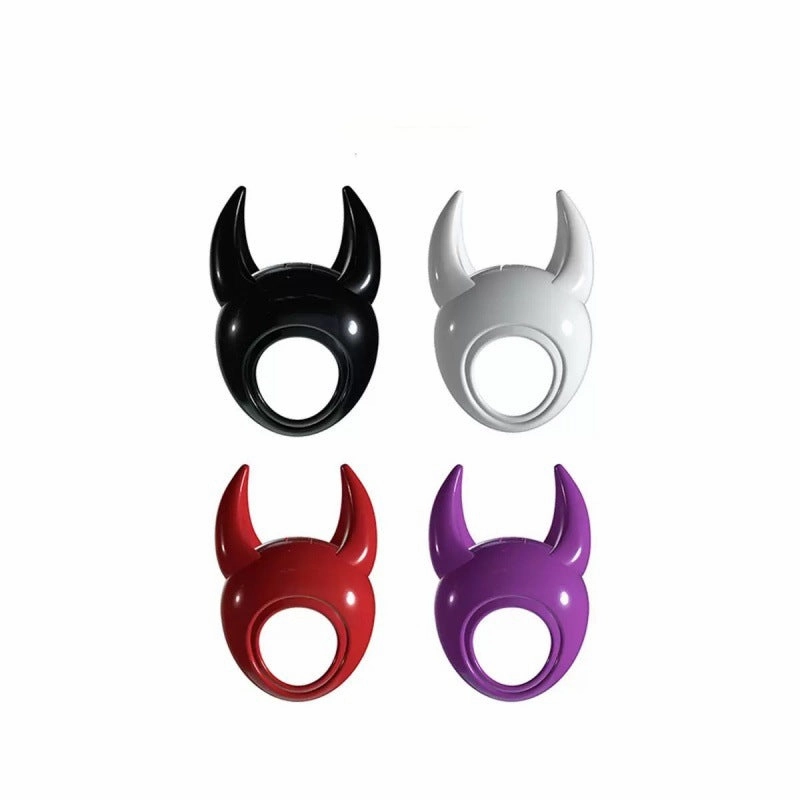 Wholesale Creative Devil Horn Resin Ring
