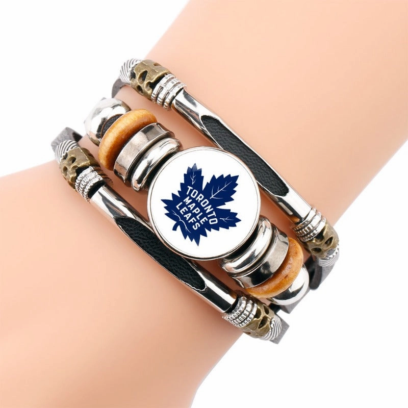 Wholesale Creative Leather Multi Layer Handmade Leather Bracelet