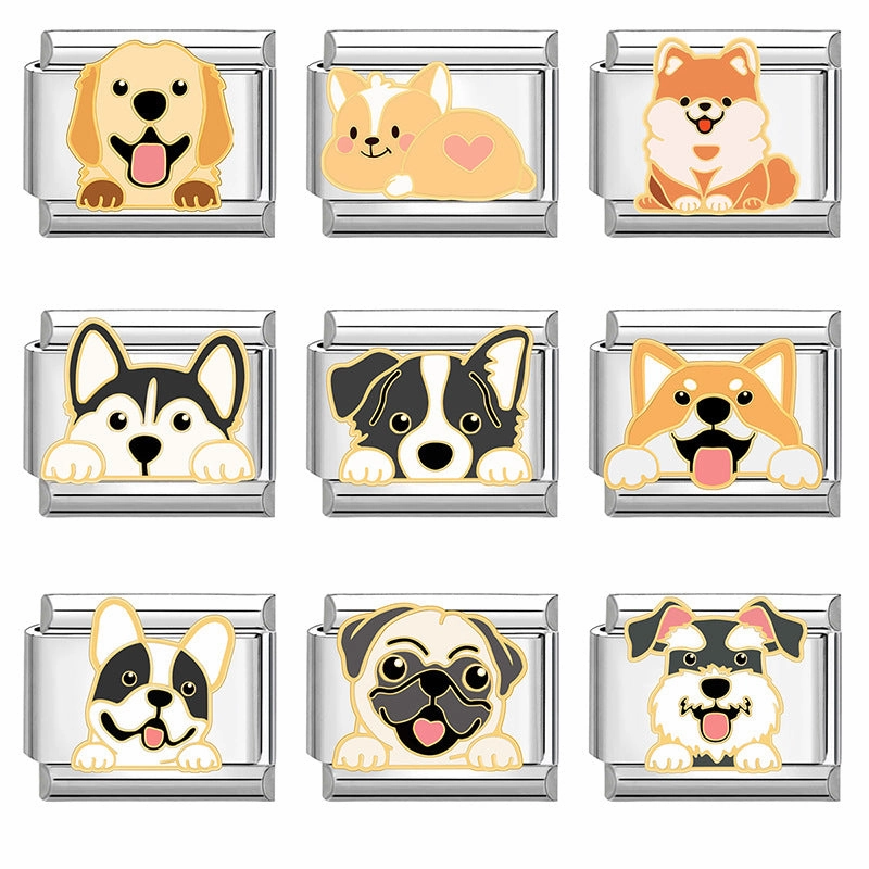 Wholesale Creative Personality Dog animal Handmade Craft Diy Pendant