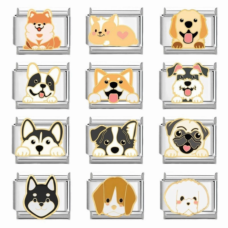 Wholesale Creative Personality Dog animal Handmade Craft Diy Pendant