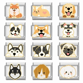 Wholesale Creative Personality Dog animal Handmade Craft Diy Pendant