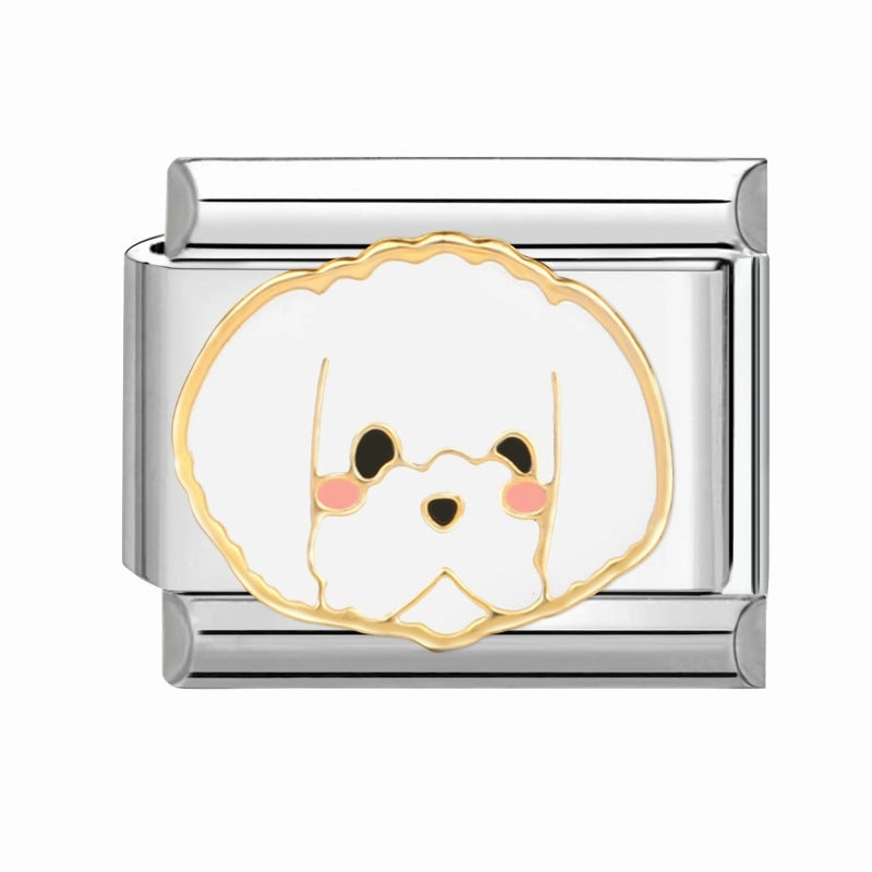 Wholesale Creative Personality Dog animal Handmade Craft Diy Pendant