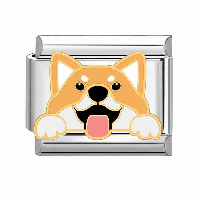 Wholesale Creative Personality Dog animal Handmade Craft Diy Pendant