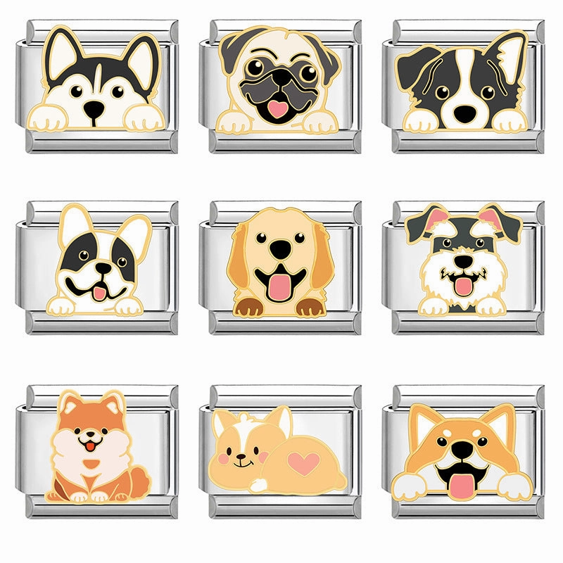 Wholesale Creative Personality Dog animal Handmade Craft Diy Pendant
