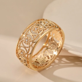 Wholesale Creative Round Hollow Alloy Bracelet
