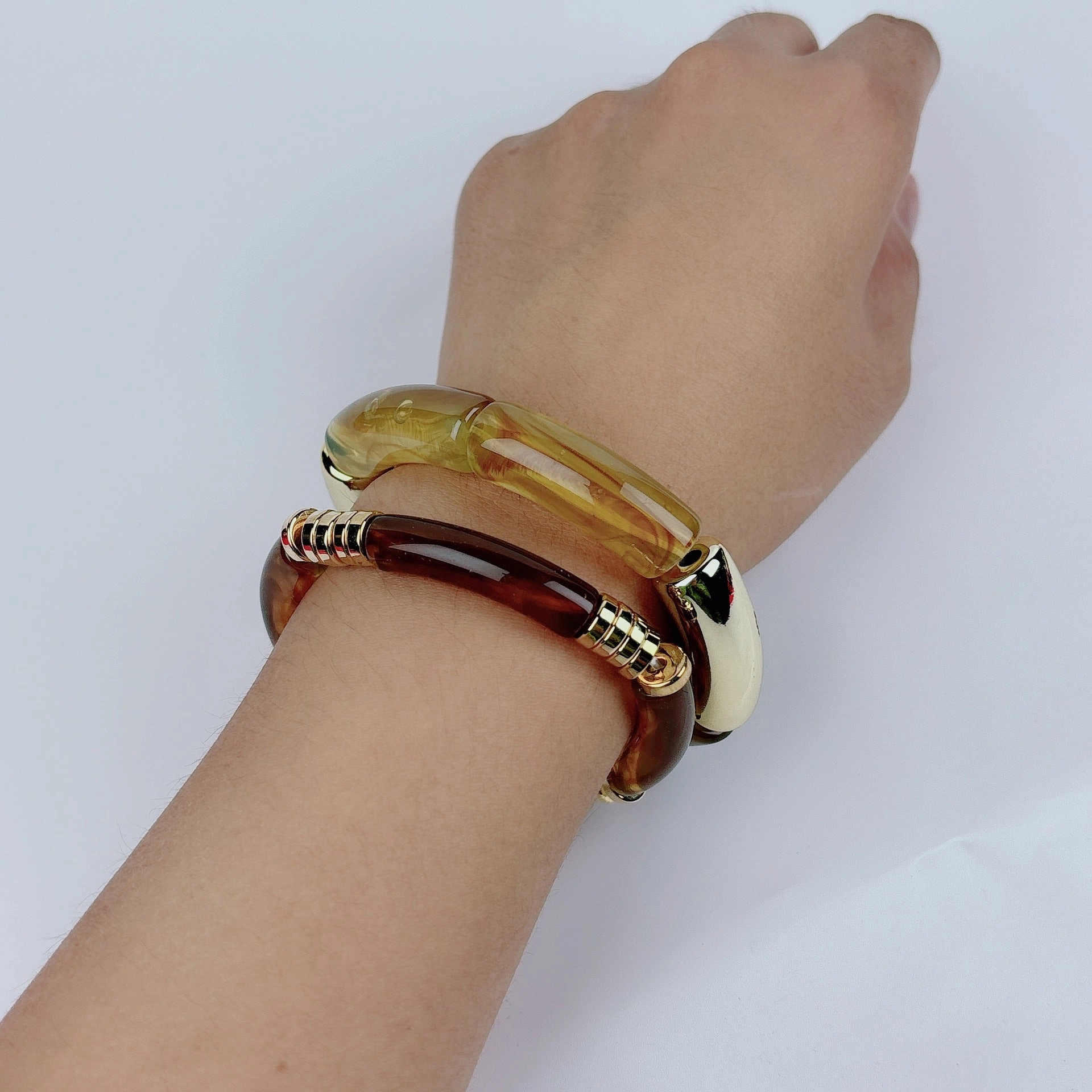 Wholesale creative tube ball elastic bracelet