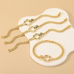 Wholesale Creative Vintage Leopard Bracelet