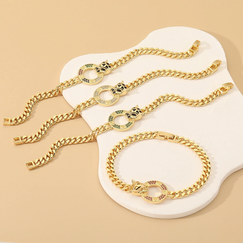 Wholesale Creative Vintage Leopard Bracelet