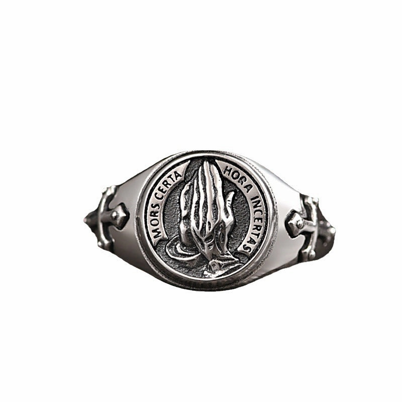 Wholesale Creative Vintage Thai Silver Fashion Open Adjustable Ring