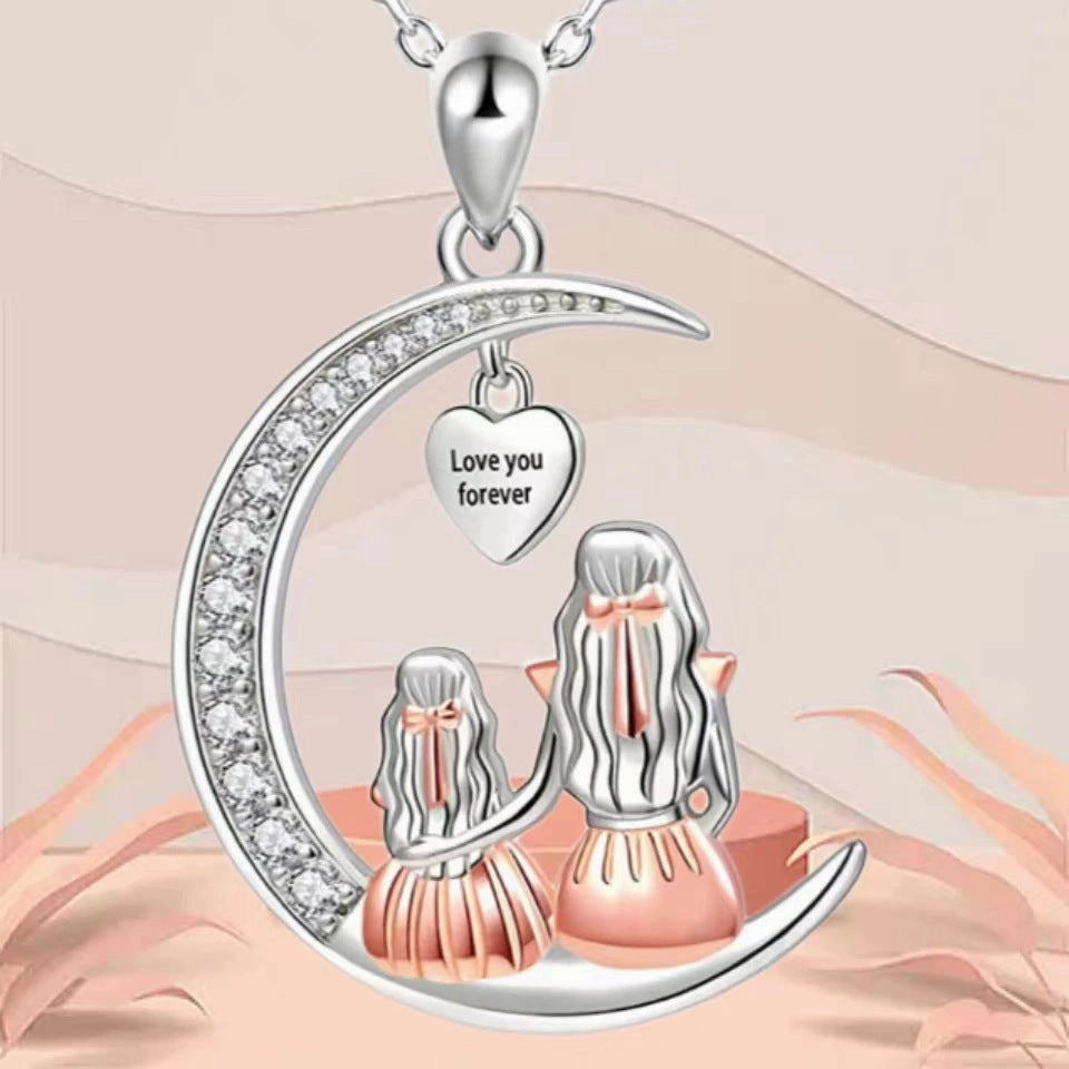 Wholesale Crescent Moon Personalized Simple Necklace