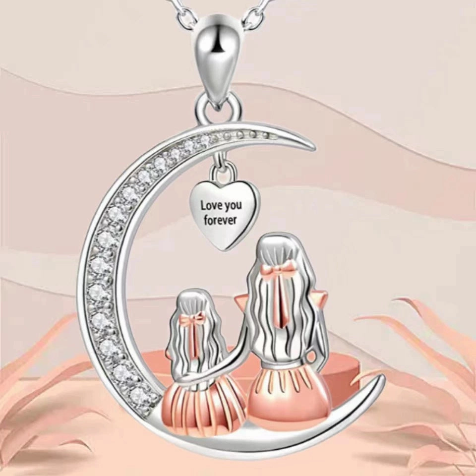 Wholesale Crescent Moon Personalized Simple Necklace
