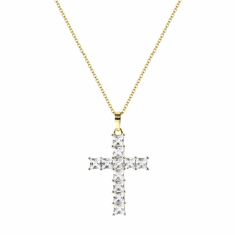 Wholesale Cross Copper Necklace